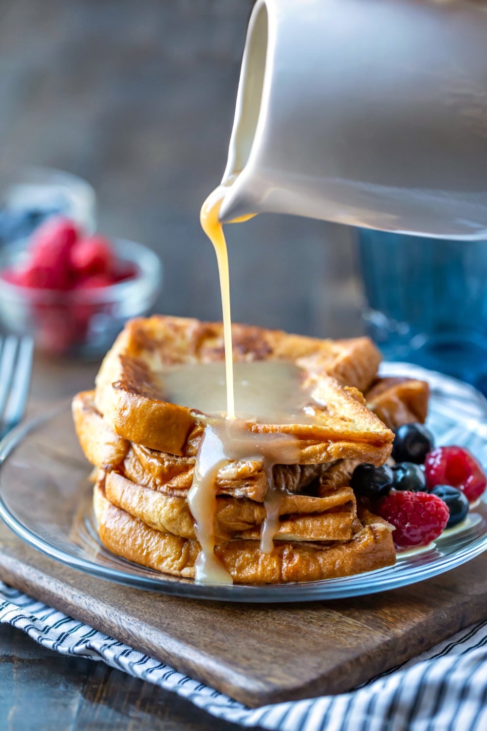 Rich and creamy buttermilk syrup is an easy homemade syrup recipe that's made without corn syrup. Perfect on pancakes, waffles, or French toast!
#syrup #homemade #recipe