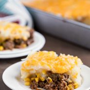 Barbecue Beef and Cheesy Potato Casserole
