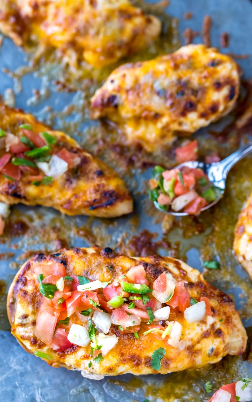 Fiesta Lime Chicken topped with pico de gallo