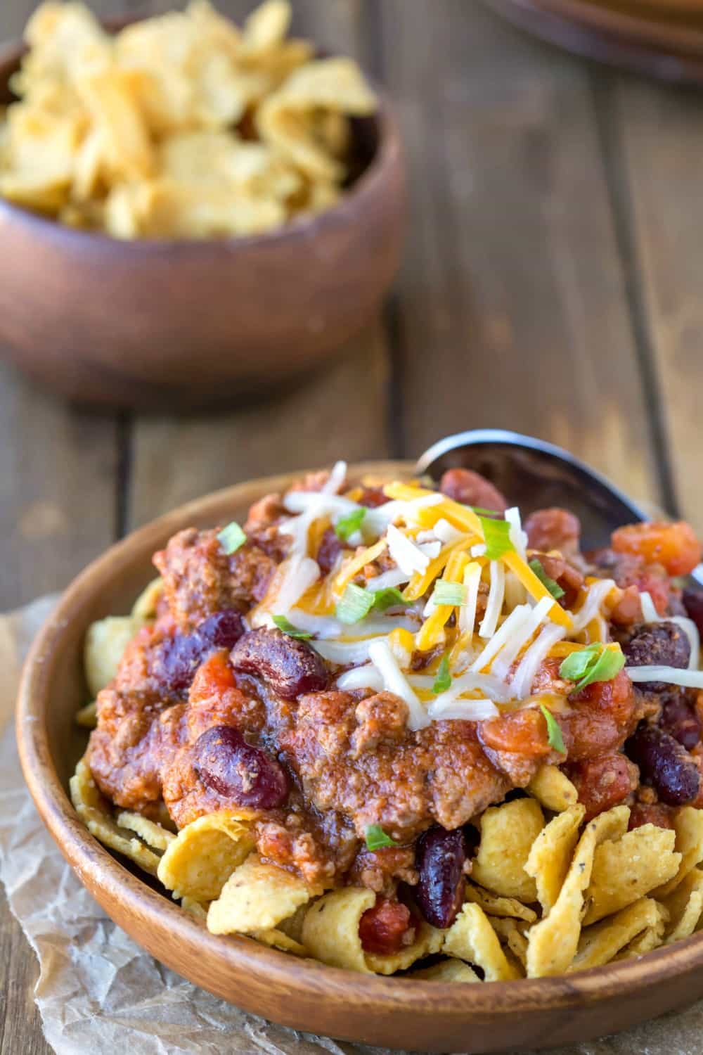 Frito Chili Pie Crockpot or Stove I Heart Eating