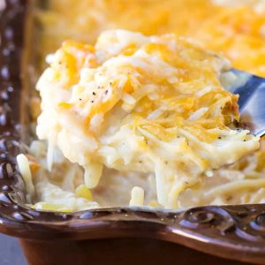 Cheesy Hash Brown Chicken Bake