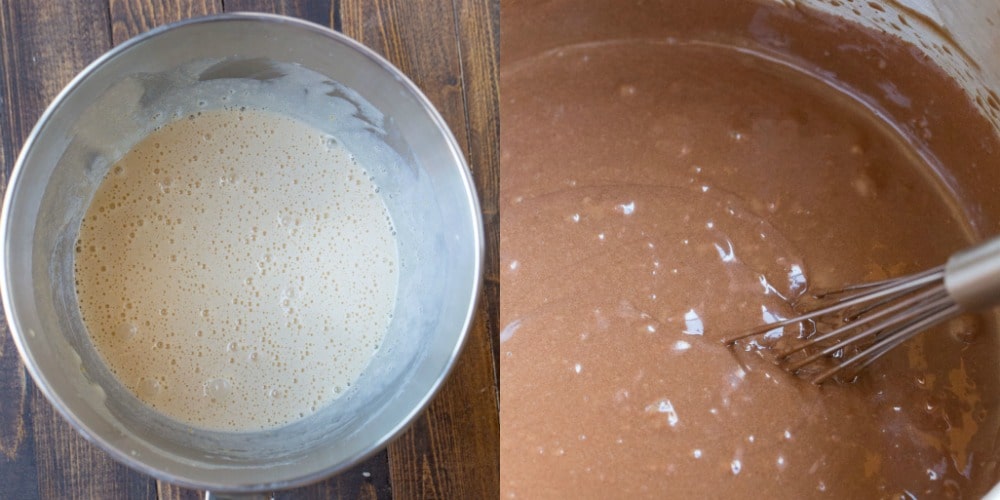chocolate mayonnaise cake batter