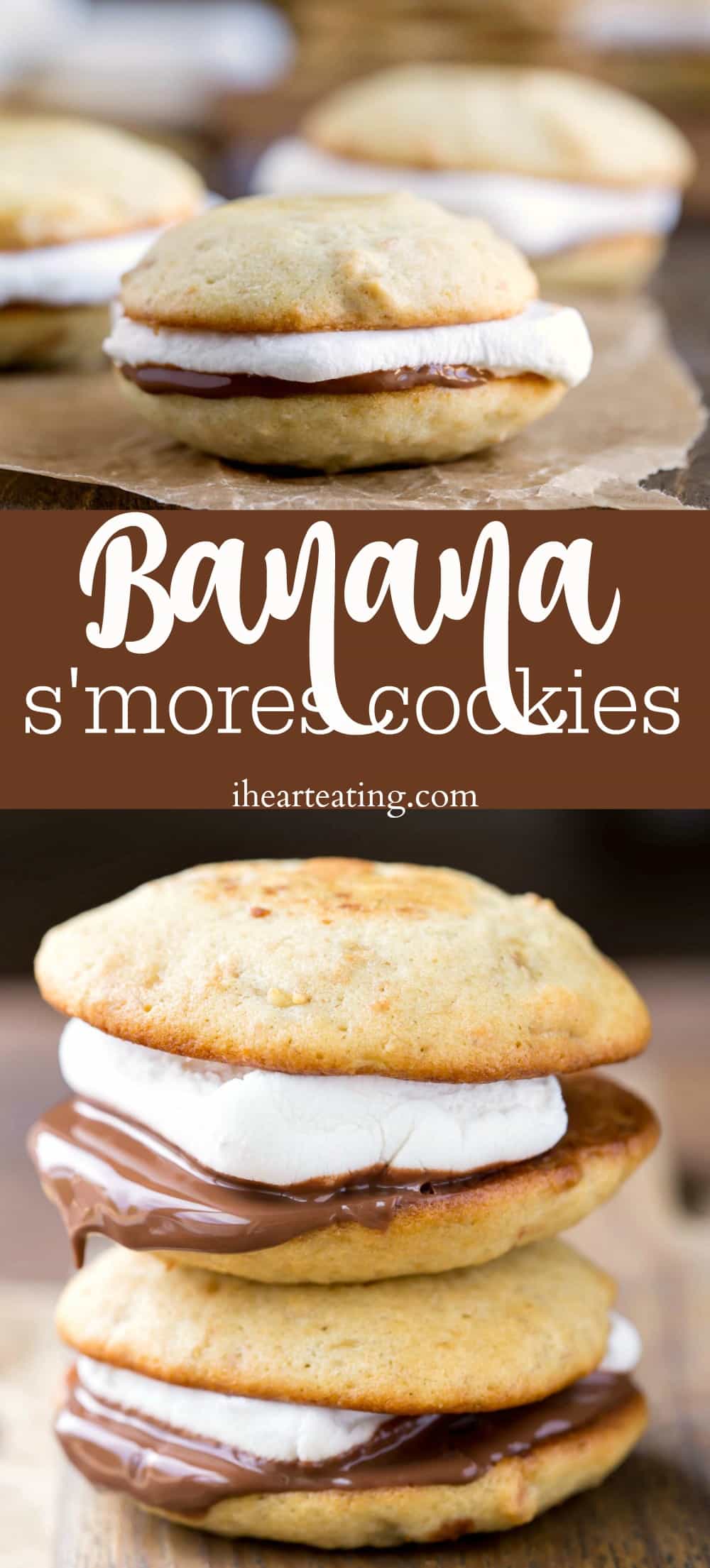 banana s’mores cookies
