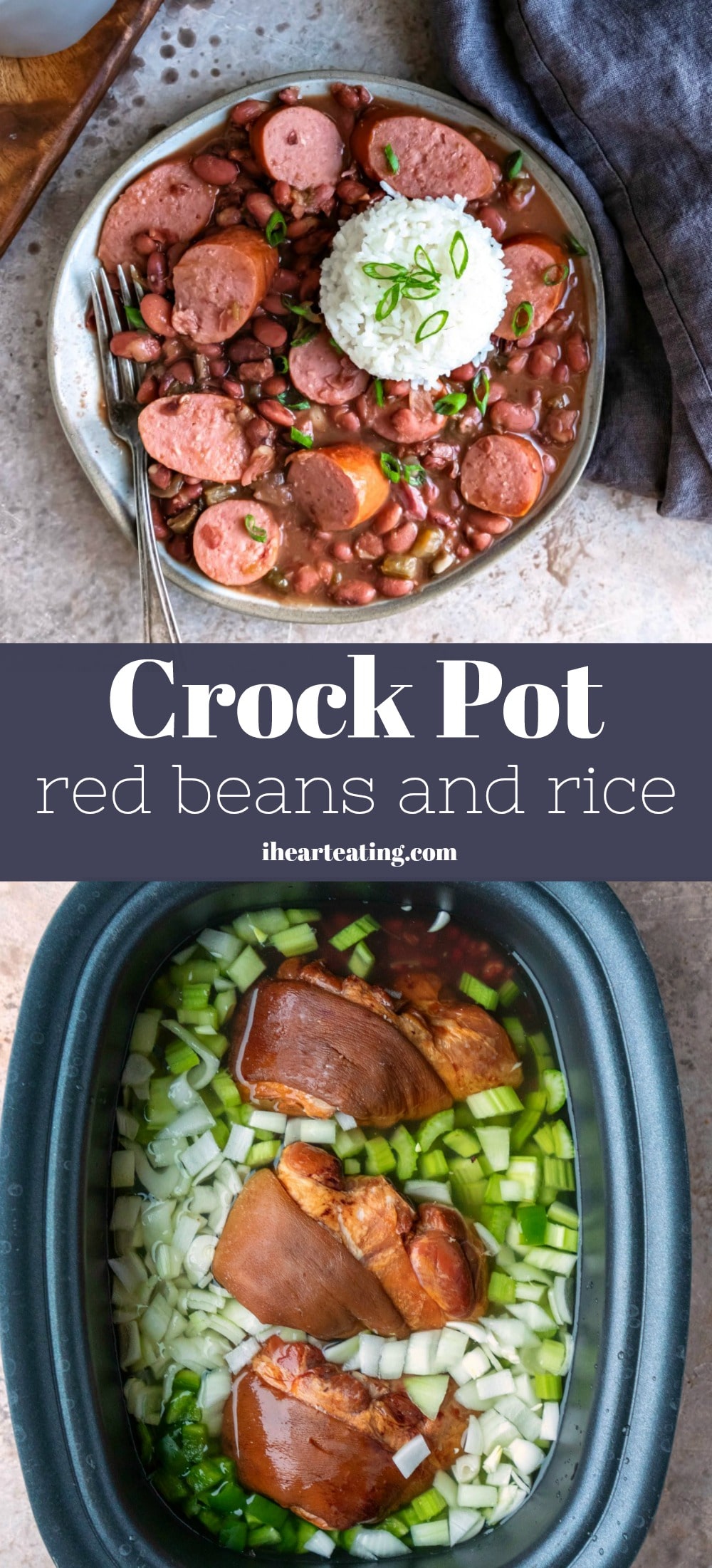 Crock Pot Red Beans and Rice I Heart Eating