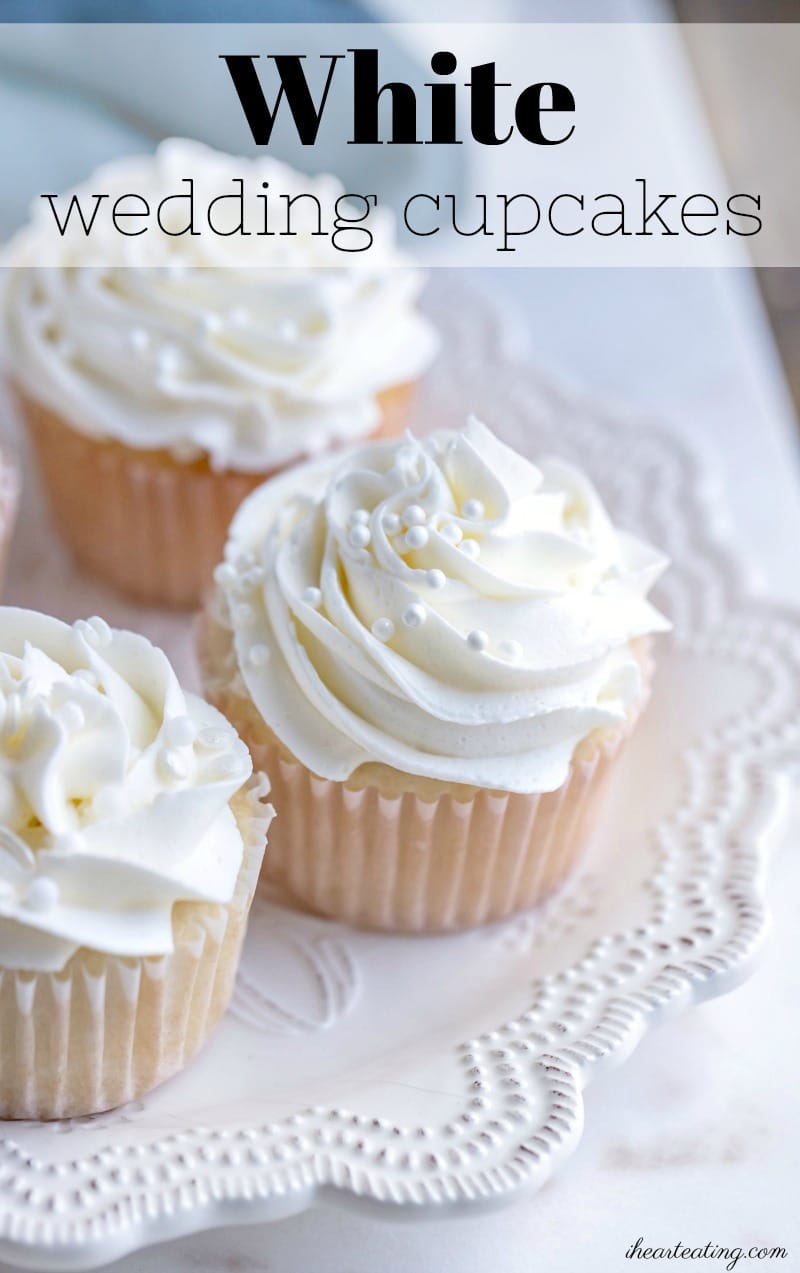 white cupcakes