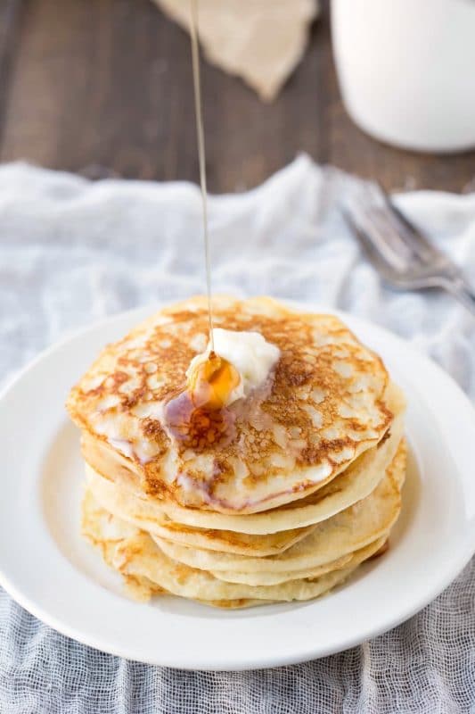 Buttermilk Pancake Recipe - I Heart Eating