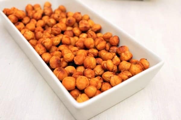 crunchy buffalo chickpeas