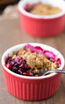 Blackberry Apple Cornmeal Crumble