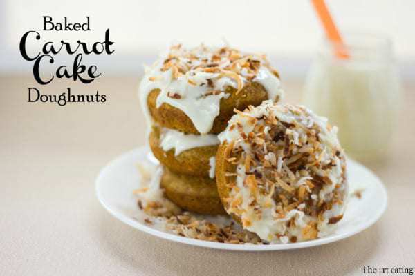Baked Carrot Cake Doughnuts