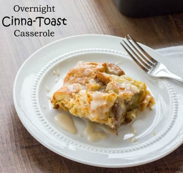 overnight cinnamon roll french toast casserole