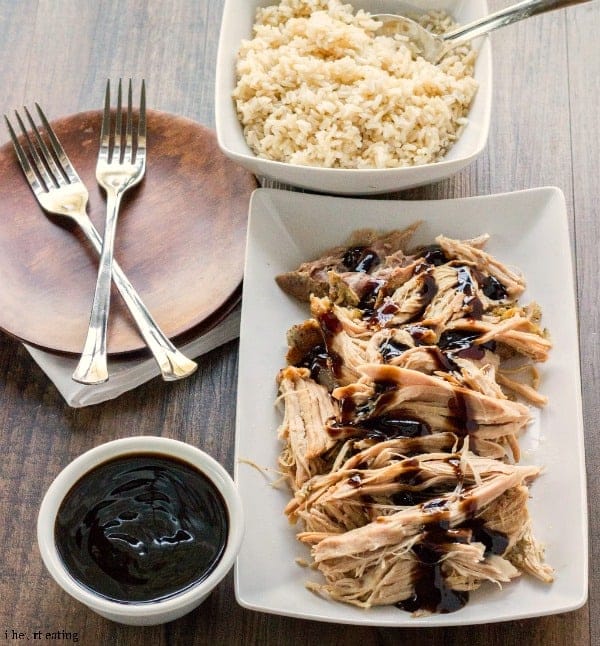 slow cooker sweet balsamic pork