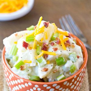 Bacon Cheddar Ranch Potato Salad