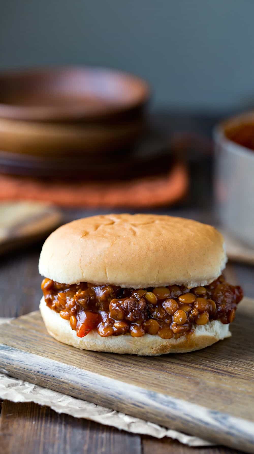 beef and lentil sloppy joes