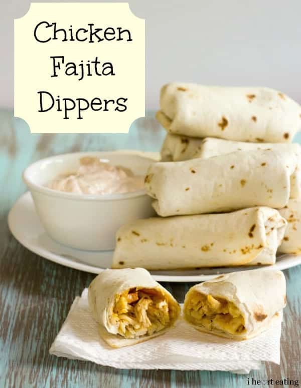 {baked} chicken fajita dippers