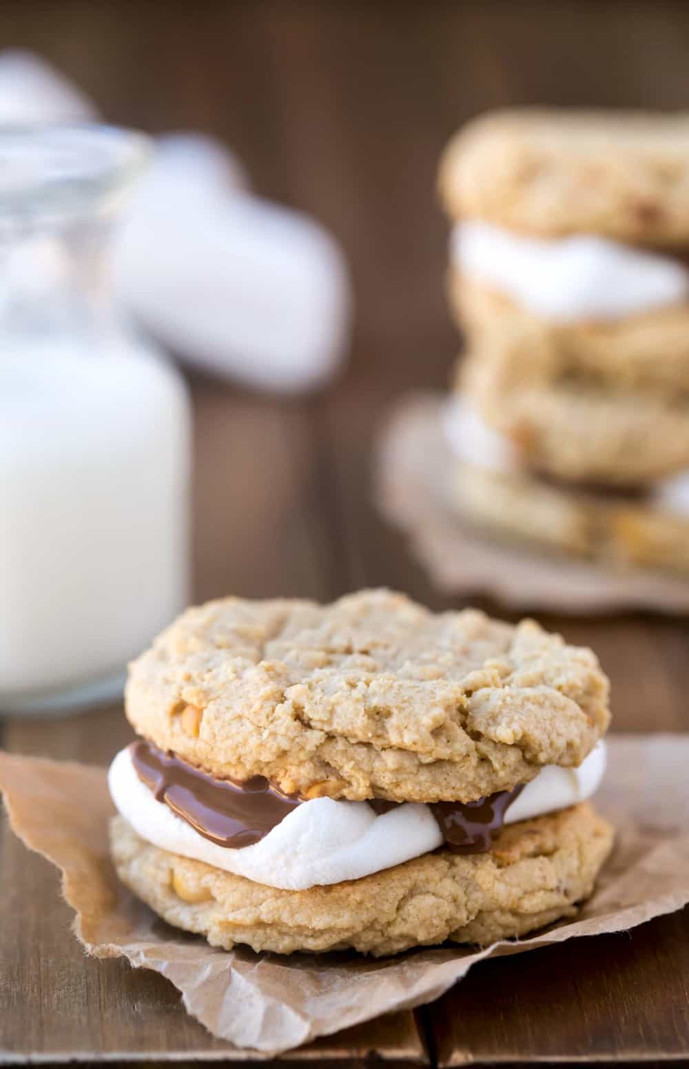 fluffernutter sandwich cookies
