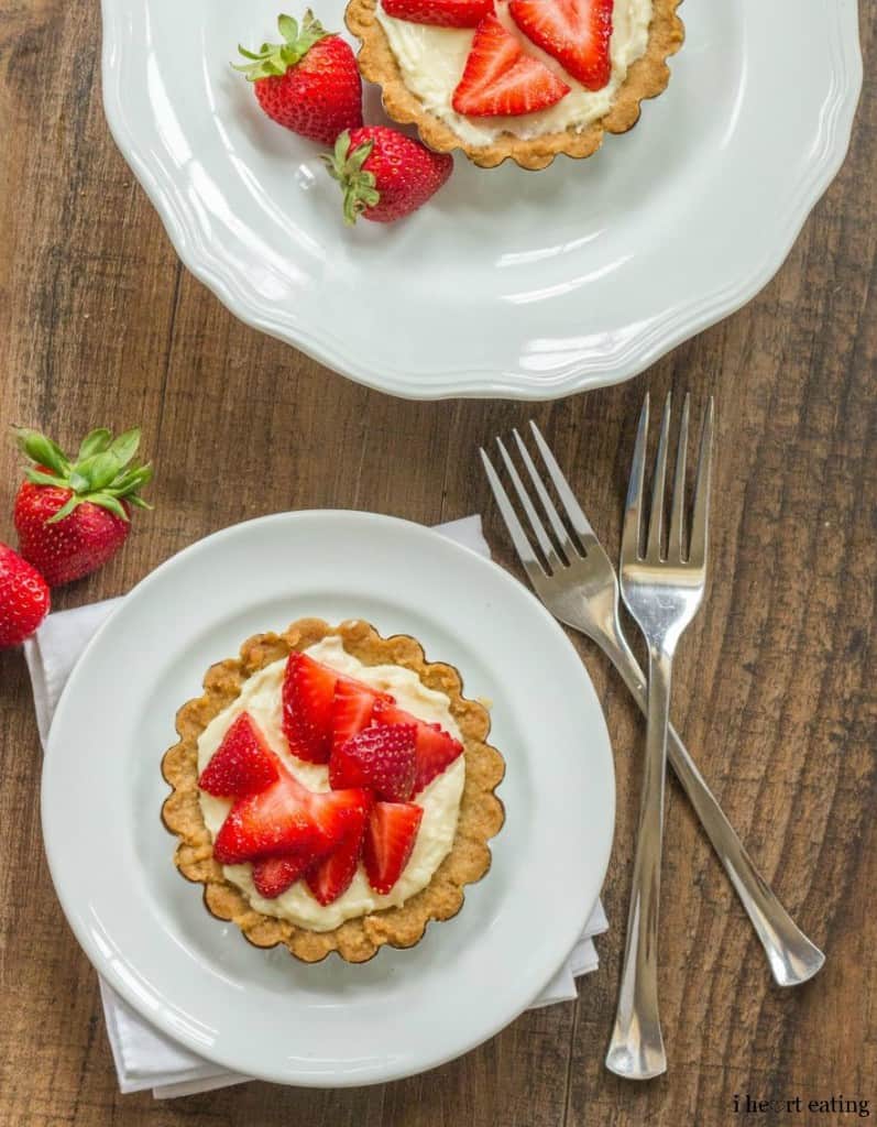 strawberry cream cheese tart