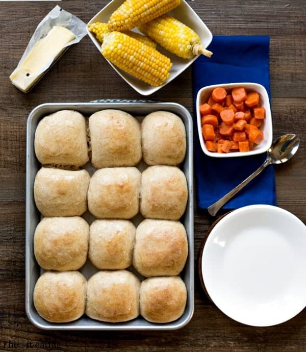 30 Minute Honey Wheat Rolls