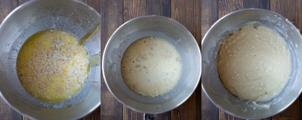 Yeast mixture for 30 Minute Honey Wheat Rolls