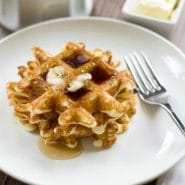 Light and Crispy Yeast Waffles