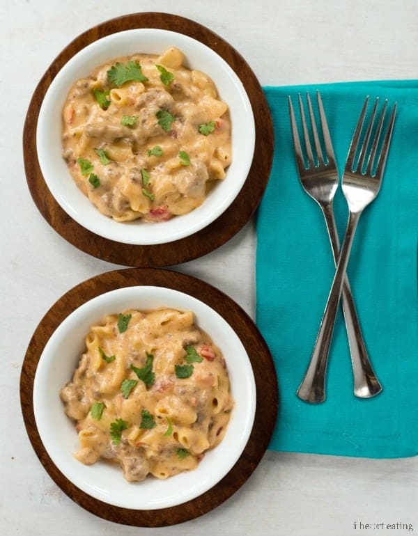 Mexican Macaroni and Cheese i heart eating