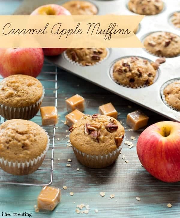 caramel apple muffins