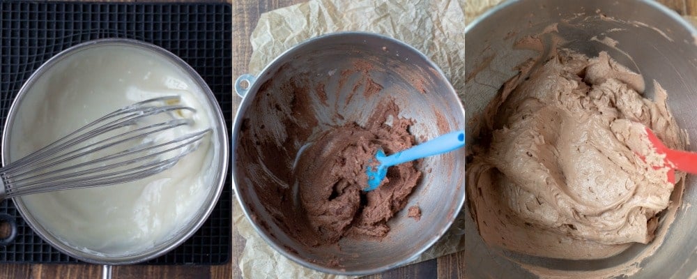 cooked milk and flour mixture for buttercream frosting