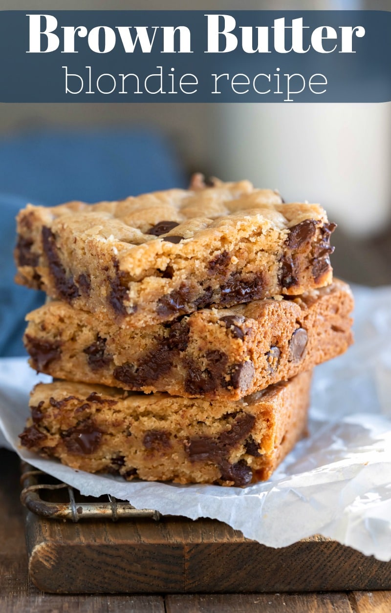 browned butter blondies