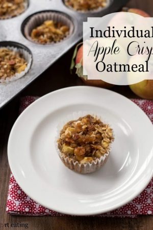 Individual Apple Crisp Oatmeal