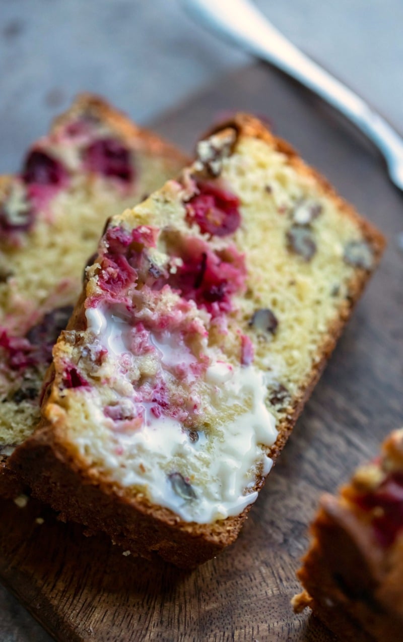 Cranberry Nut Bread Recipe + Video - I Heart Eating