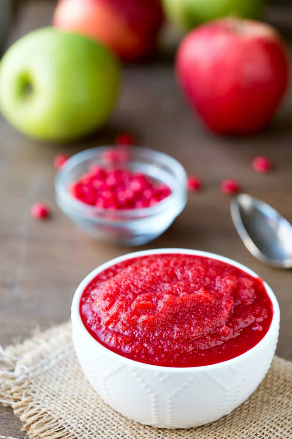 Slow Cooker Candy Apple Applesauce