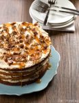 Browned Butter Pumpkin Spice Cake with Salted Caramel Buttercream
