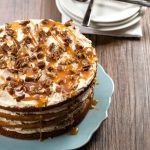 Browned Butter Pumpkin Spice Cake with Salted Caramel Buttercream