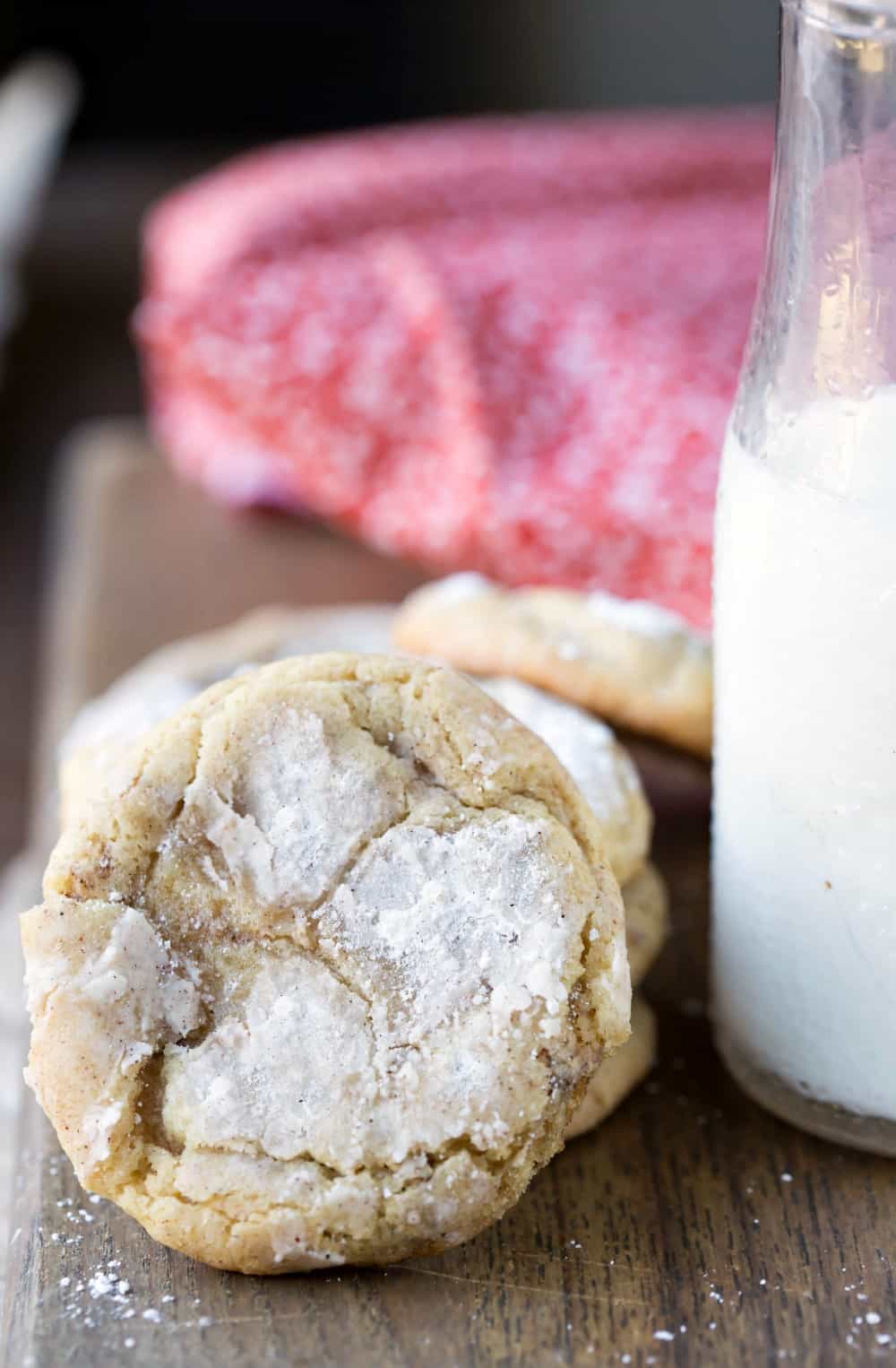 cinnamon-sugar crinkle cookies