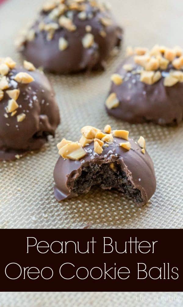 peanut butter oreo cookie balls