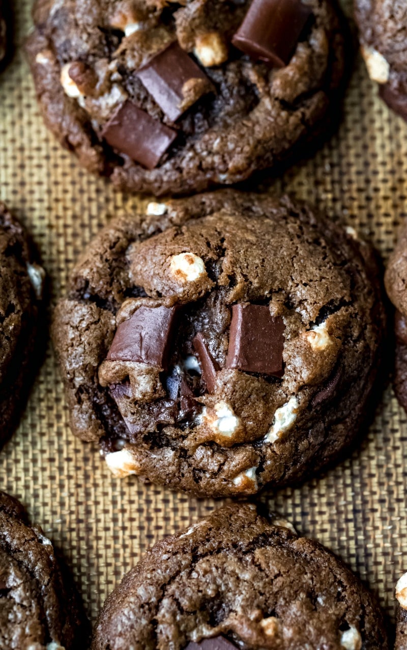 Hot Chocolate Cookies