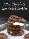 Hot Chocolate Sandwich Cookies