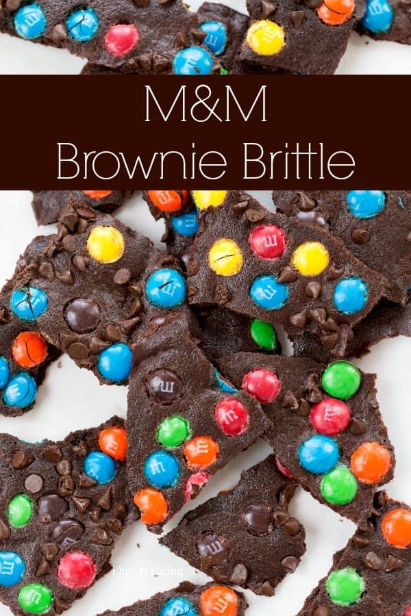 m&m brownie bark recipe