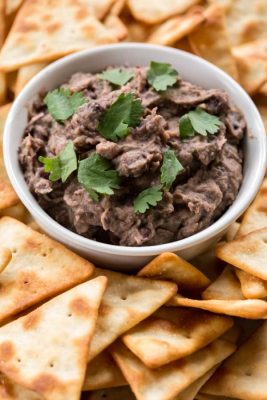 Roasted Garlic Black Bean Hummus