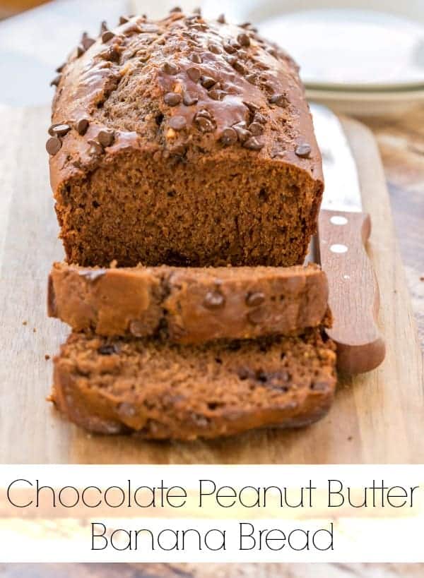 chocolate peanut butter banana bread