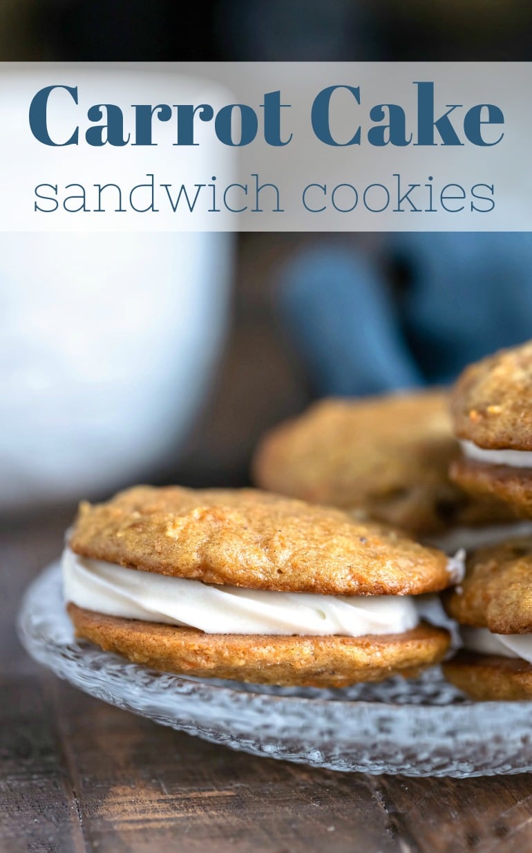 carrot cake sandwich cookies