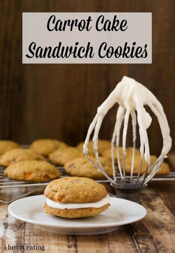 Carrot Cake Sandwich Cookies I Heart Eating