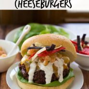 Taco Dip Cheeseburgers