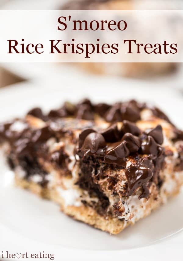 s’moreo rice krispies treats