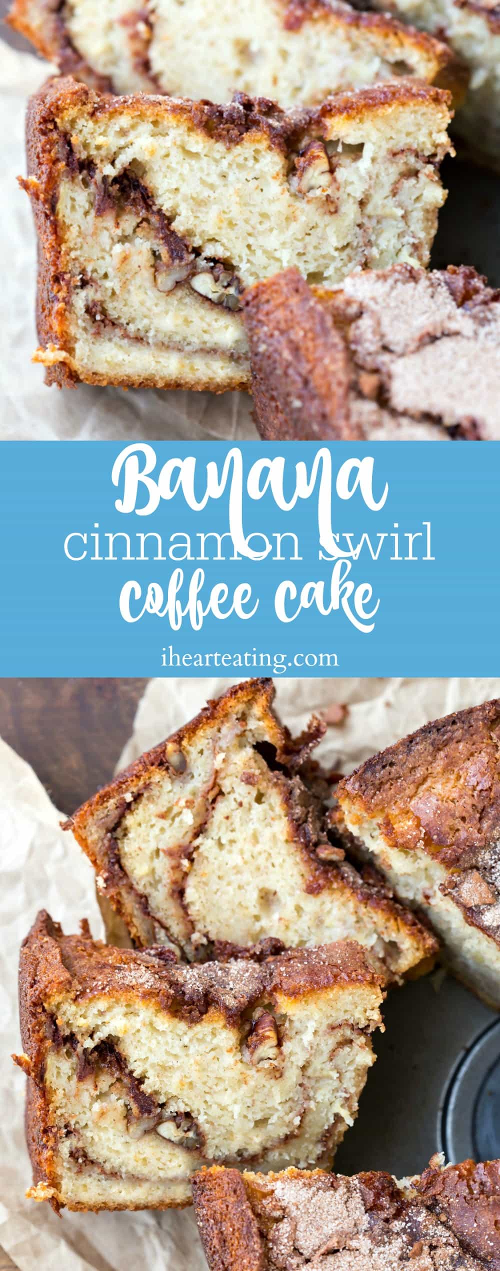Banana Cinnamon Swirl Coffee Cake I Heart Eating