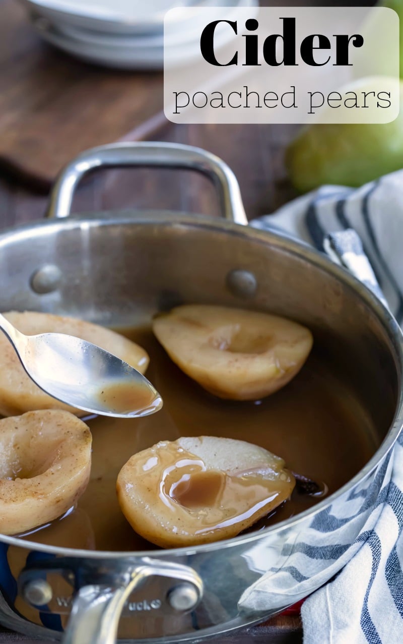 Cider poached pears are naturally gluten free and vegan. This simple recipe takes just 6 ingredients and 25 minutes to make.
#pear #cider #glutenfree #vegan #healthy #dessert #fruit #fall #recipe