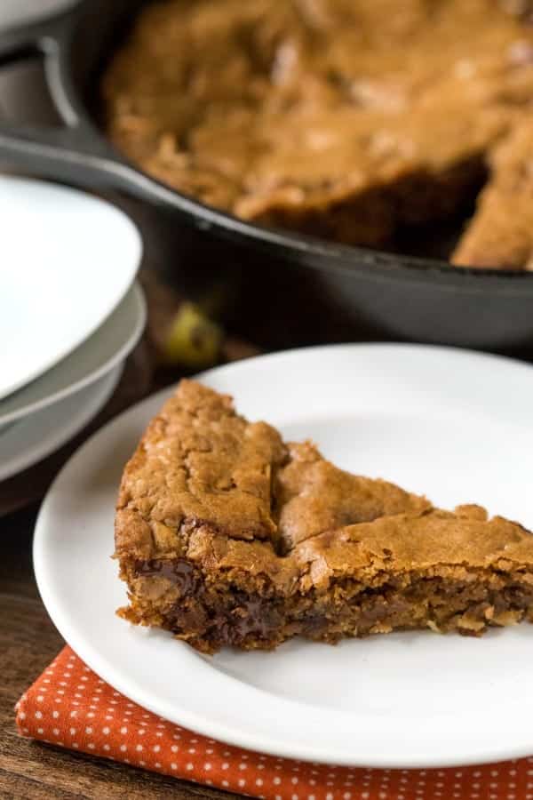 Skillet Blondie Recipe I Heart Eating