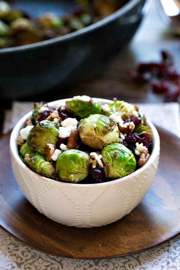 Pan Roasted Brussels Sprouts - I Heart Eating