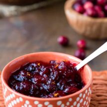 Maple Cranberry Sauce