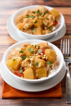 Slow Cooker Chicken Pineapple Curry