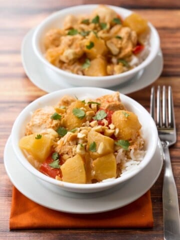 Slow Cooker Chicken Pineapple Curry
